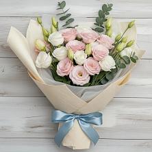 Букет цветов из:  Лизиантусы в Новом Сулаке