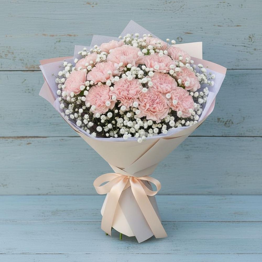 Букет цветов из: Гвоздики в Новом Сулаке