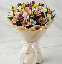 Букет цветов из:  Альстромерии в Новом Сулаке