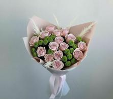 Букет цветов из:  Розы и Хризантемы #REPLACE_PRED# Новом Сулаке