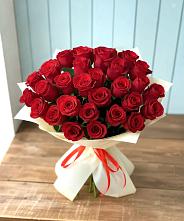 Букет 29 Красных роз в Новом Сулаке
