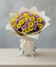 Букет цветов из:  Хризантемы в Новом Сулаке