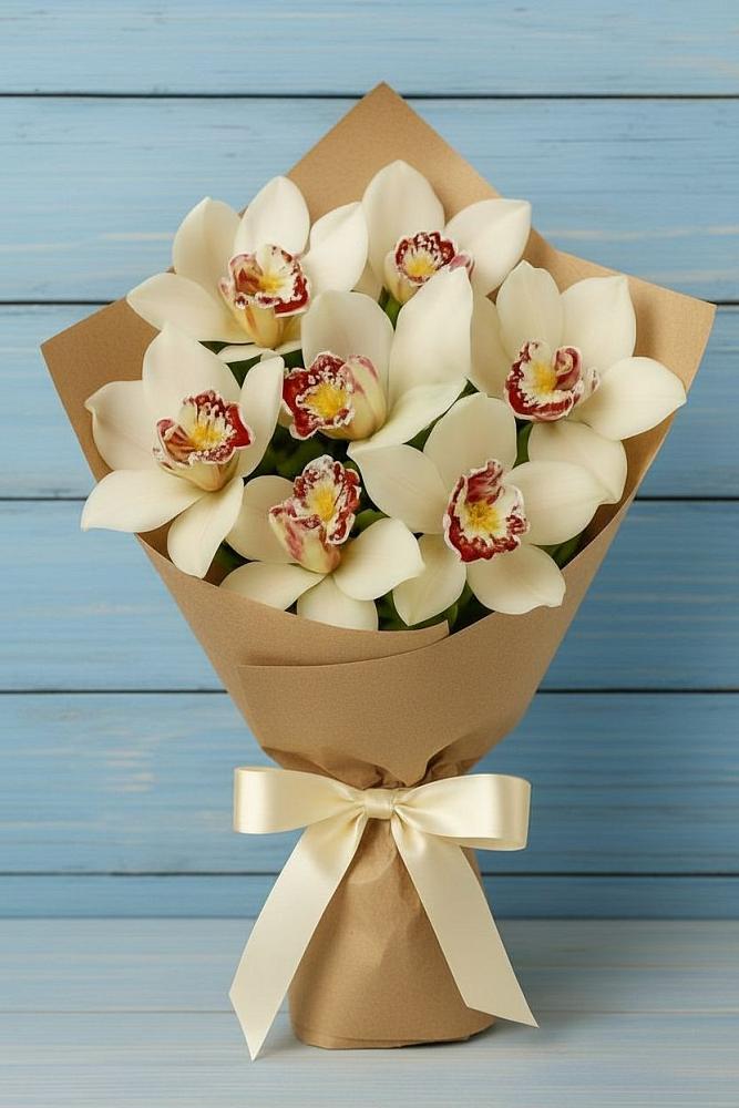 Букет цветов из: Орхидеи и Розы в Новом Сулаке